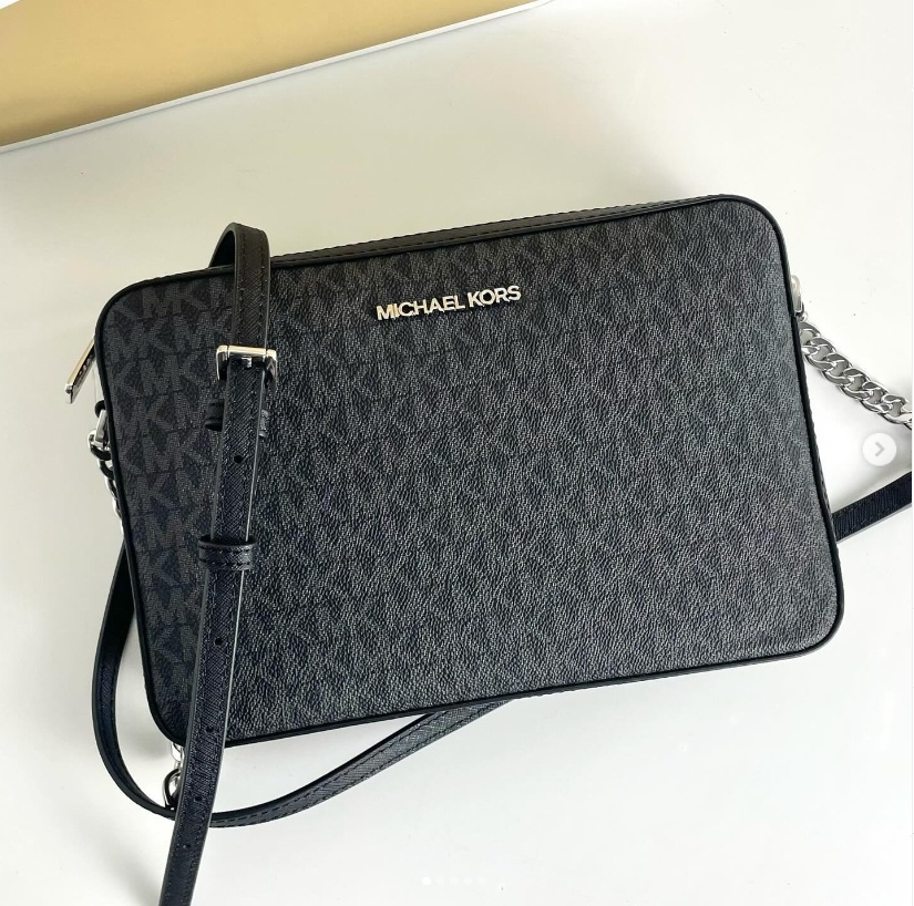 Сумка кросс-боди Michael Kors канвас черный