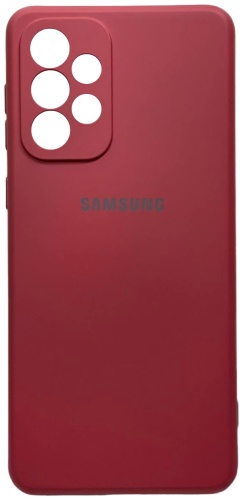 Чехол S&M для Samsung Galaxy A33 бордовый