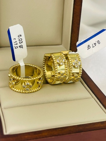 DARI GOLD 2356788 вес 14.5 г золото, фианит
