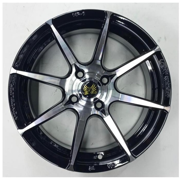 SSM 345 6.5x15/4x100 D67.1 ET35 4 диска черный, серебристый