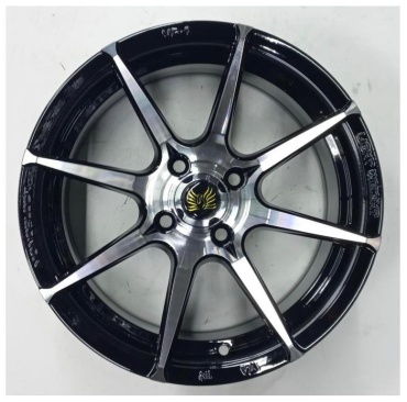 SSM 345 6.5x15/4x100 D67.1 ET35 4 диска черный, серебристый