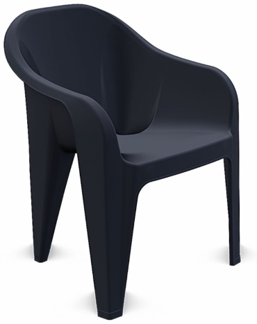 Elegant Хорн 850302, 77x57x43 см, черный