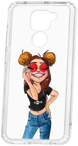 Чехол КRUЧЕ для Xiaomi Redmi Note 9 прозрачный