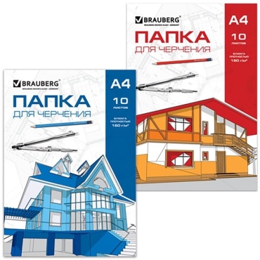 Папка Brauberg 121510 A4 10 листов