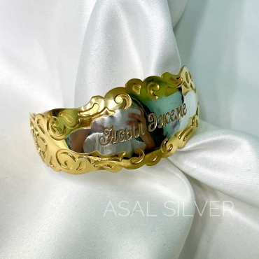 ASAL SILVER 872796 длина 19 см, вес 30 г серебро, плетение обод