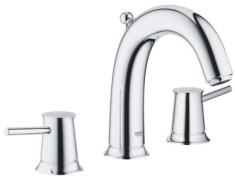 Смеситель для раковины (умывальника) Grohe BauClassic 20470000, двухзахватный