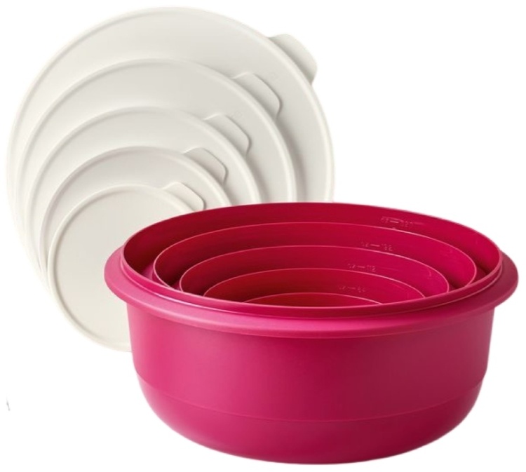 Купить Tupperware Набор Замесочное блюдо Профи из 5 чаш в кредит в ...