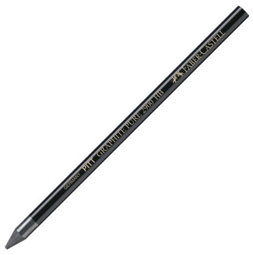 Графит натуральный в форме карандаша Faber-Castell "Pitt Graphite Pure" HB, заточен