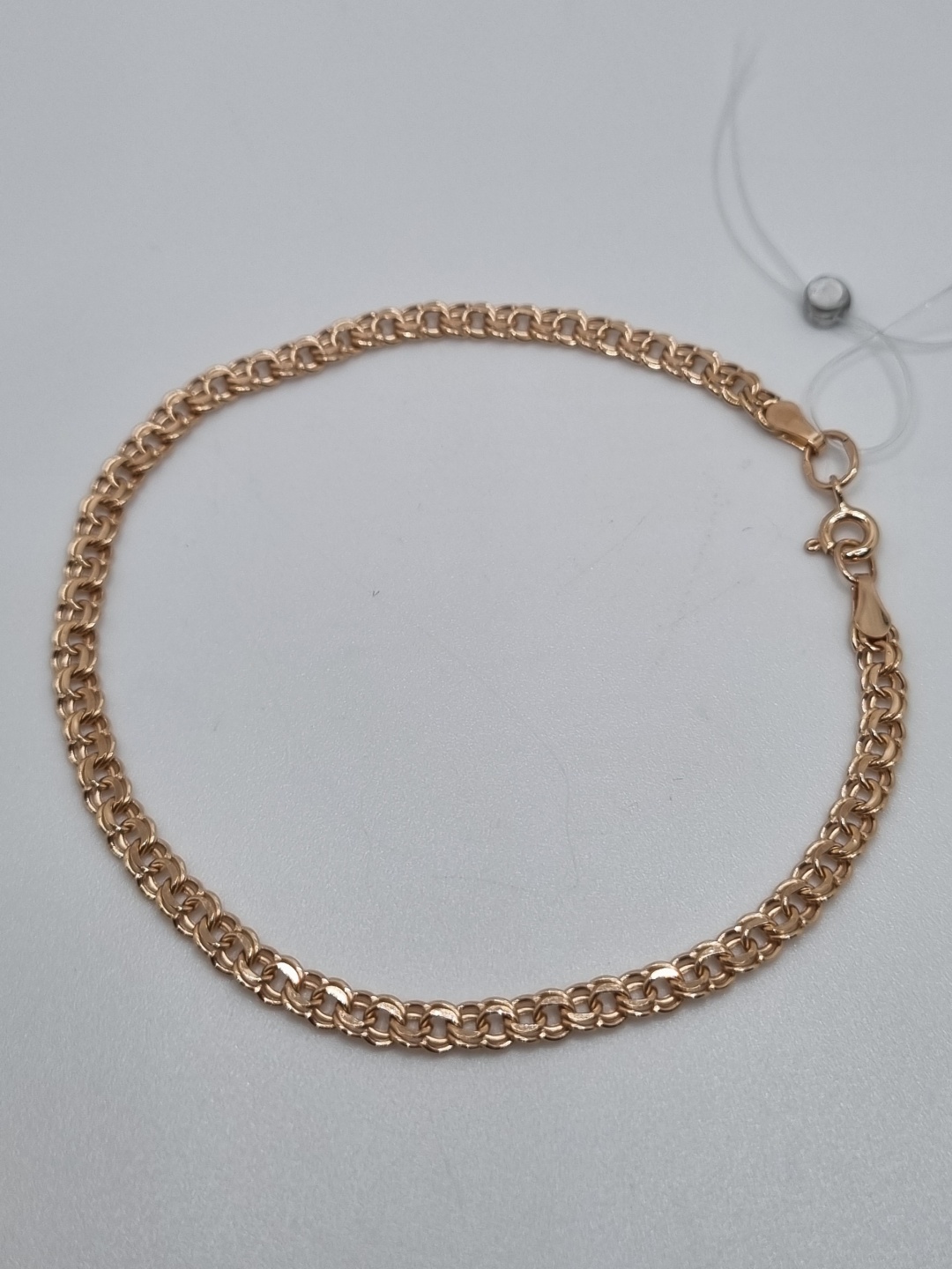 Zhanar Gold ZHA84-641 длина 21 см, вес 2.34 г золото, плетение бисмарк