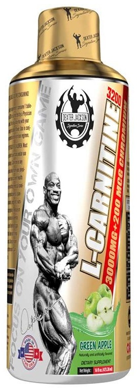 Купить Предтренировочный комплекс DEXTER JACKSON L-Carnitine 3200 Яблоко 473 мл в Алматы – Магазин на