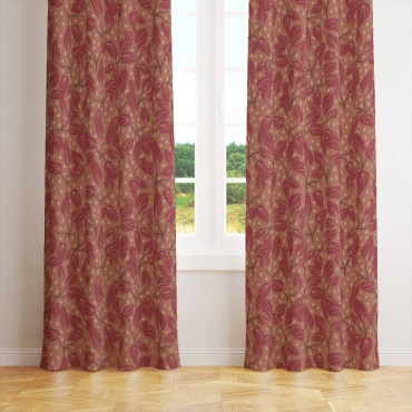 Комплект Shabu 145x250 см 2 шт, габардин, красный, коричневый