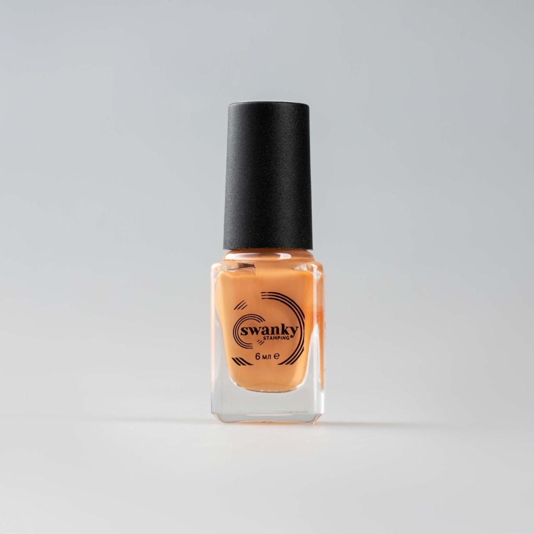 Swanky Stamping Лак для стемпинга S44 Сливочно-оранжевый 6 мл