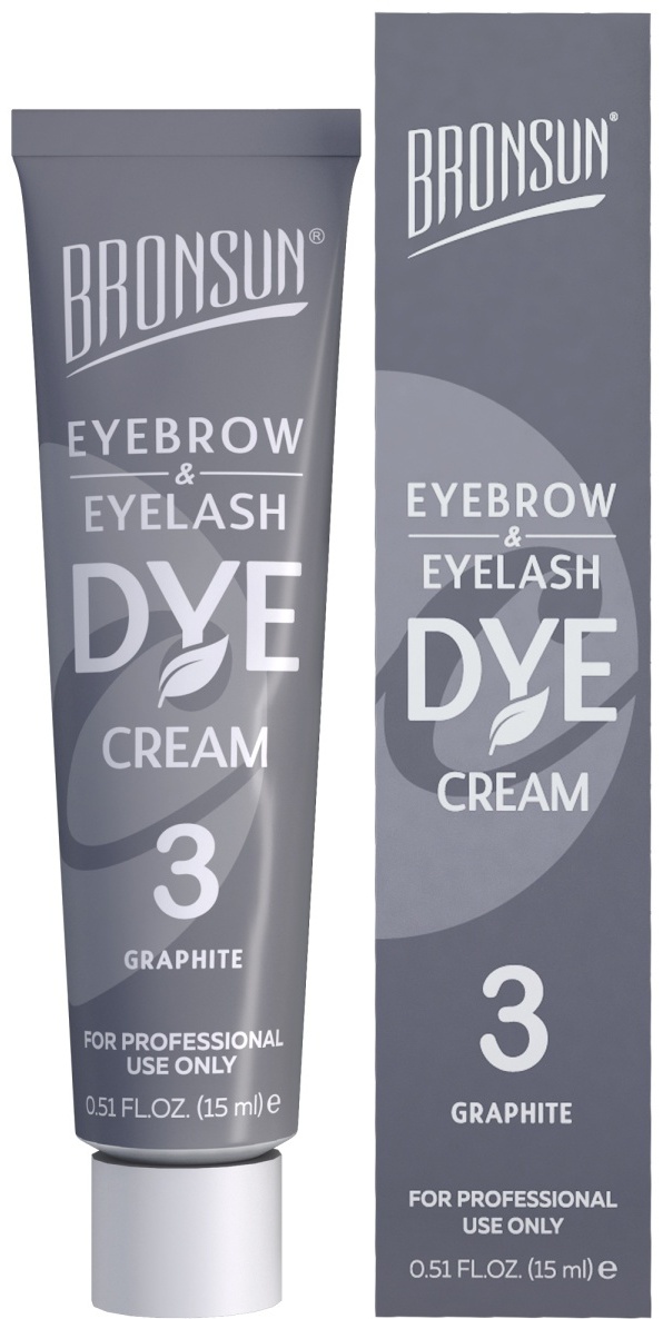Bronsun Eyelash and Eyebrow Dye краска 3 Graphite 15