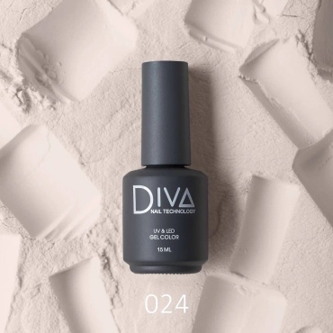 Diva nail technology гель-лак Gel color 024 глянцевое 15 мл