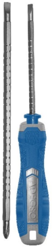 ADEGSO отвертка эргономичная ручка, двусторонняя AD-50496 PH2, SL6х150 мм