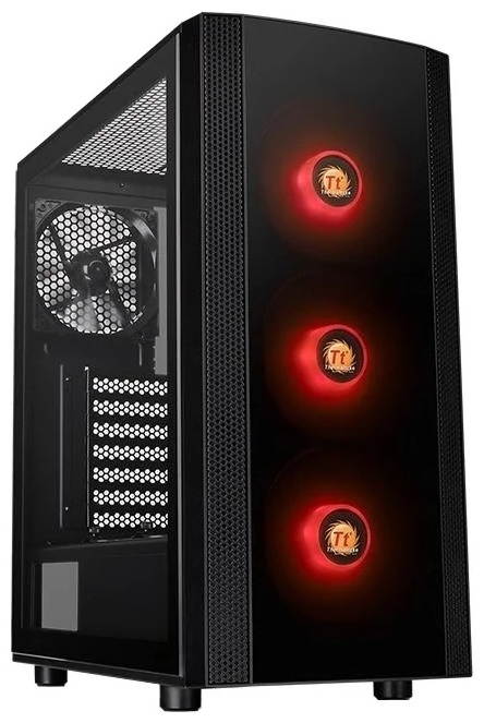 Корпус Thermaltake Versa J25 TG RGB CA-1L8-00M1WN-01 черный