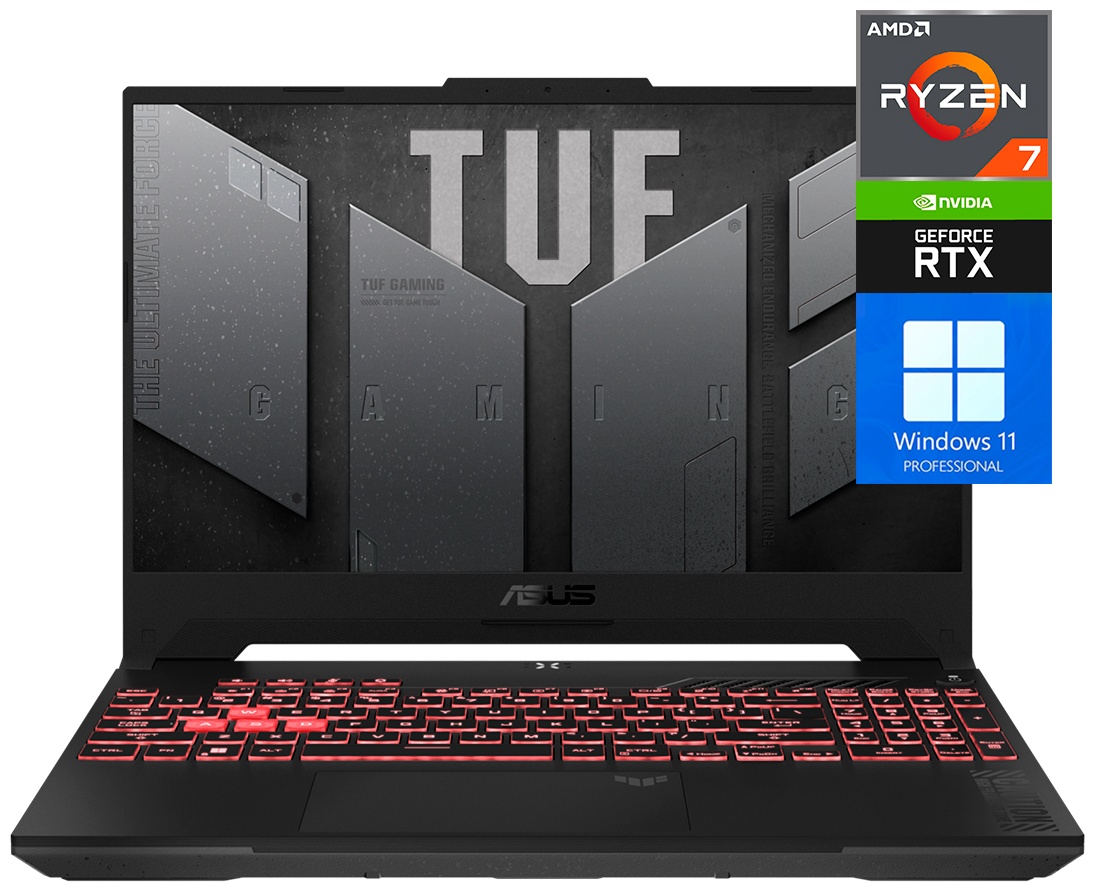 Ноутбук ASUS TUF Gaming A15 15.6" / 32 Гб / SSD 2000 Гб / Win 11 Pro / FA507NU-LP031XW / 90NR0EB5-M0W3X0