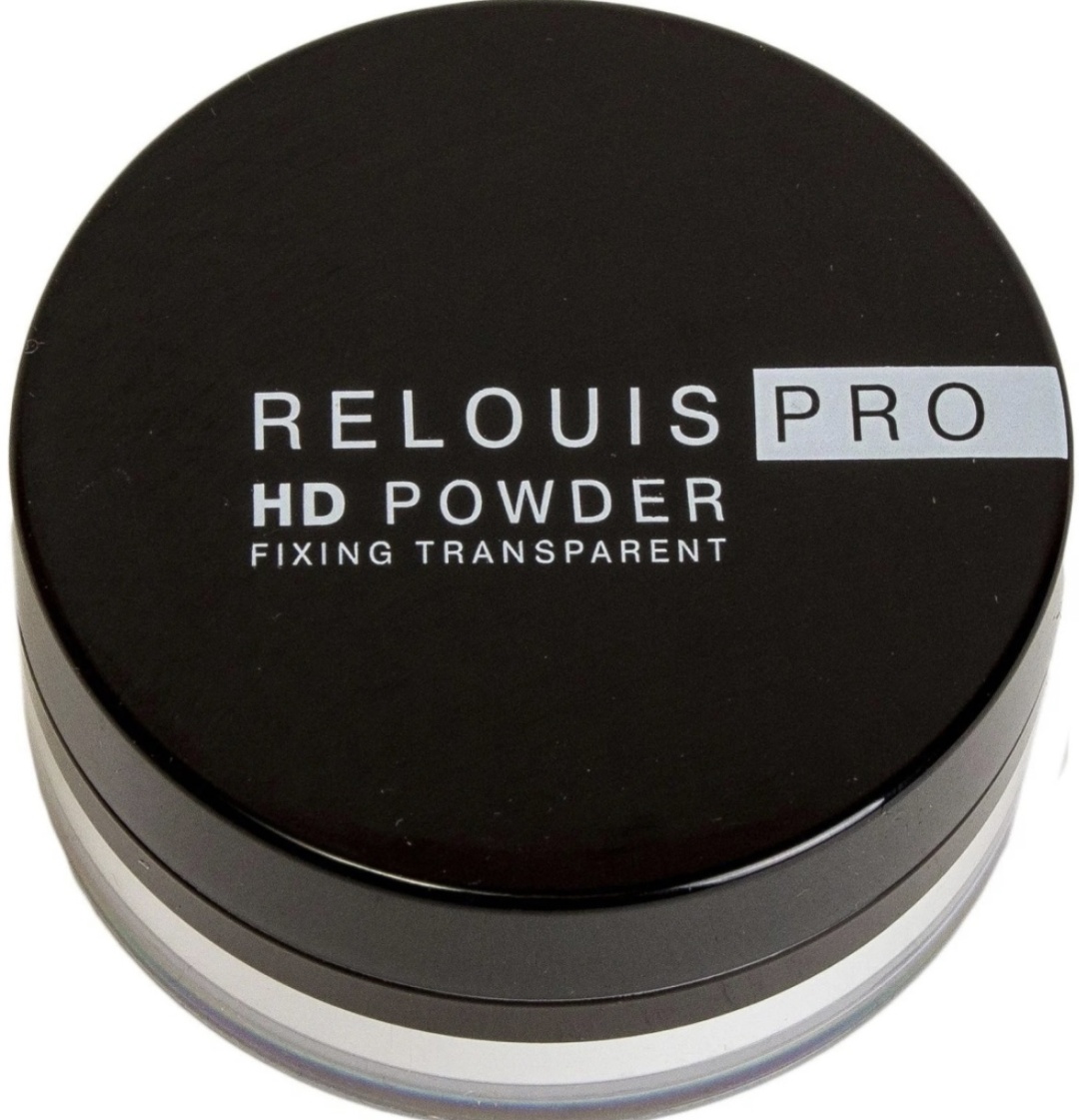 Пудра RELOUIS HD POWDER рассыпчатая FIXING TRANSPARENT прозрачный