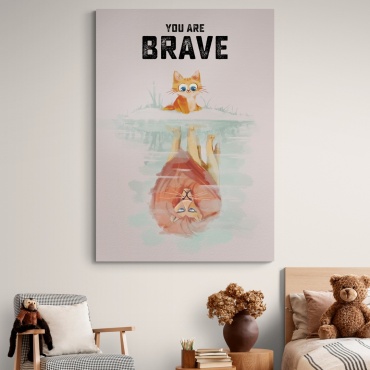 Empathy Kids картина “You are brave” 60x85 см