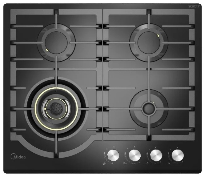Купить Варочная поверхность Midea MG696VGB черный в Алматы – Магазин на ...