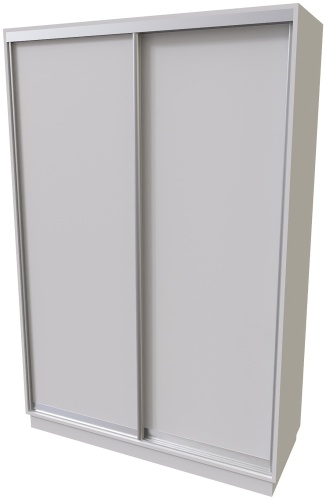 Шкаф-купе InDA-mebel Vegas S140 V3.3, 140x230х60 см, серый