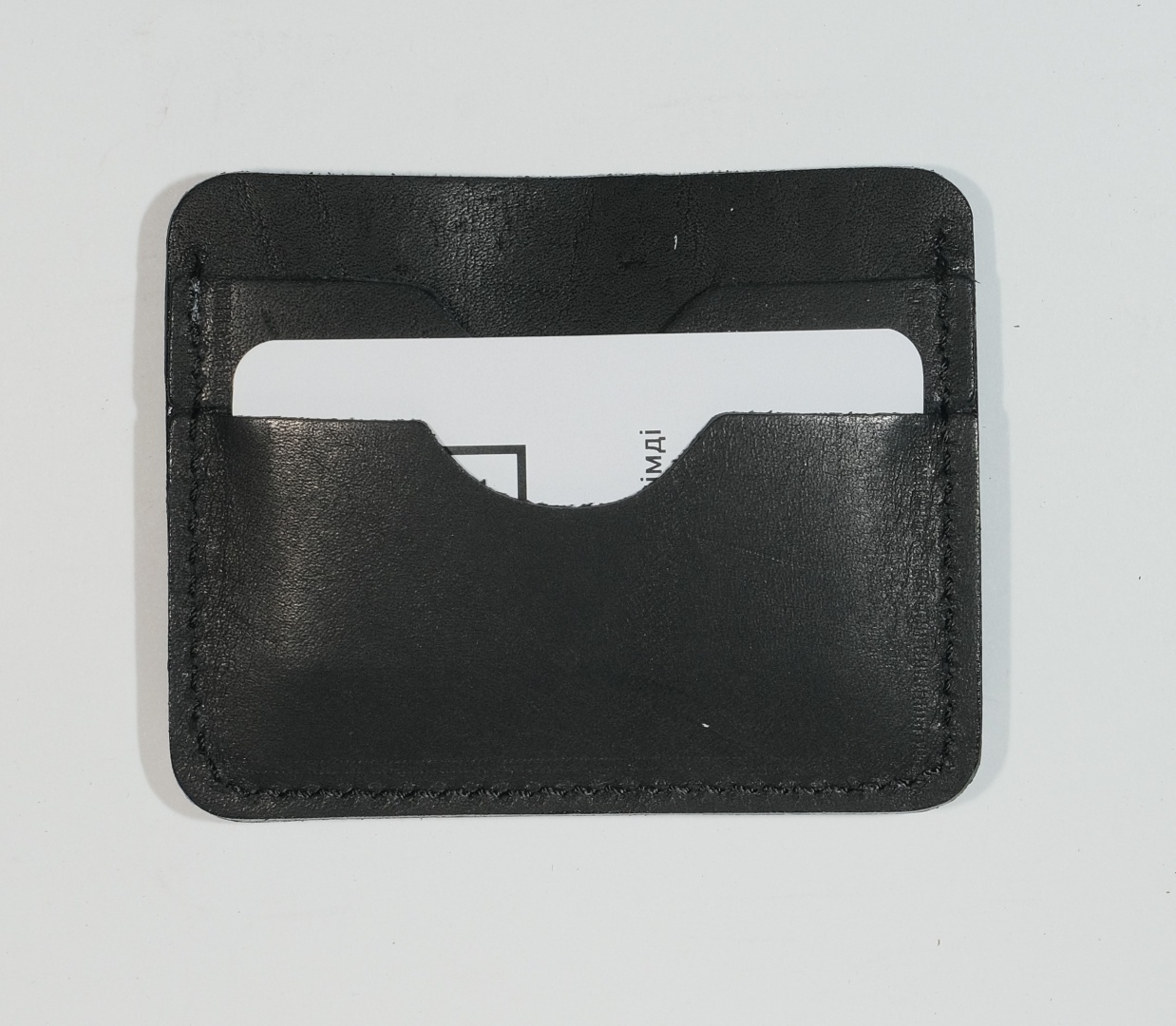 Картхолдер ZAF Leather натуральная кожа черный