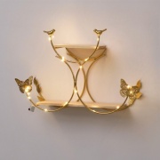 Полка 352599219, 47.5х10x28 см, золотистый