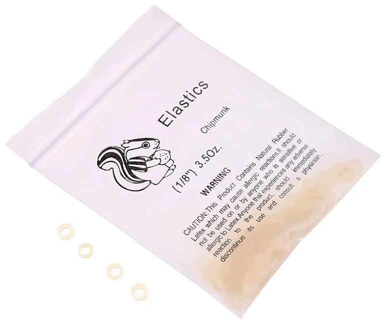 Ormco резиновая тяга Elastics Chipmunk 3.5 oz 1/8 100 шт