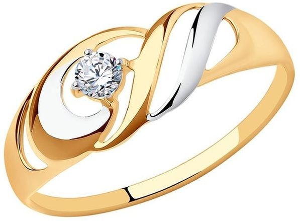 Kari jewelry b2100540 размер 18 вес 1.48 г золото, фианит