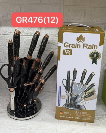 Кухонные ножницы Grain Rain GR476(12), лезвие: нержавеющая сталь 9 шт