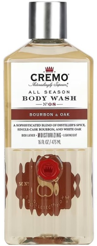 Cremo Bourbon Oak гель 473 мл