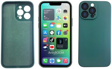 Чехол ArtisBOOM для Apple iPhone 13 Pro Max темно-зеленый