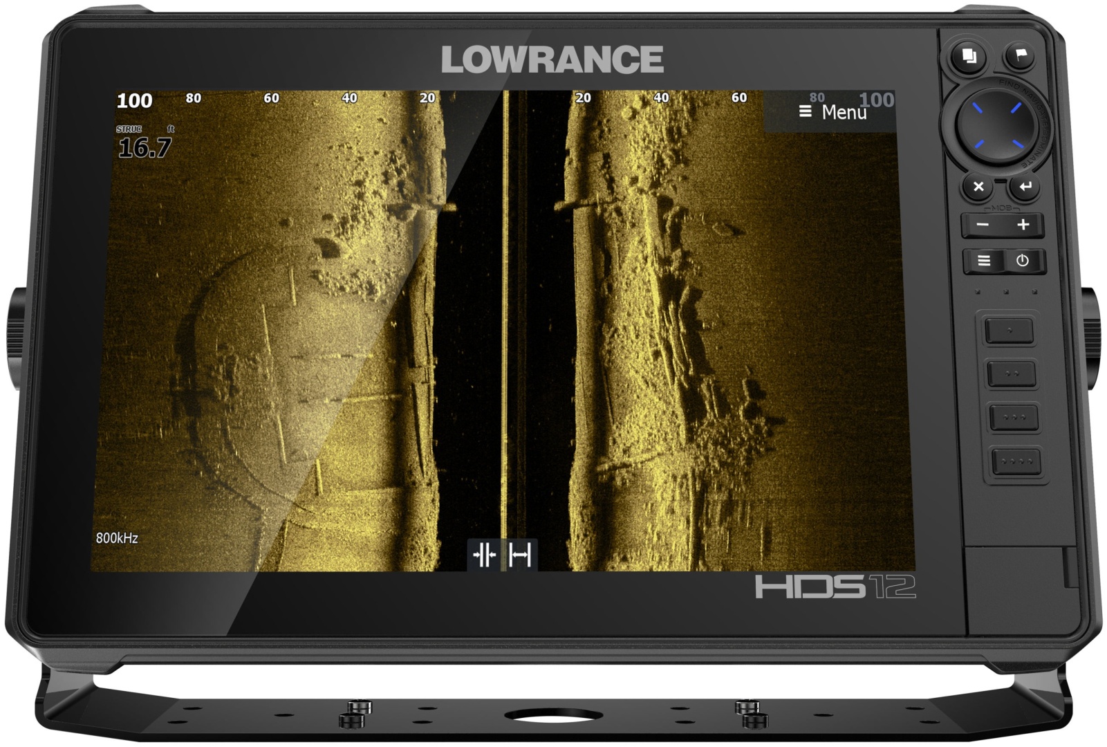 Как выглядит рыба на эхолоте lowrance hds