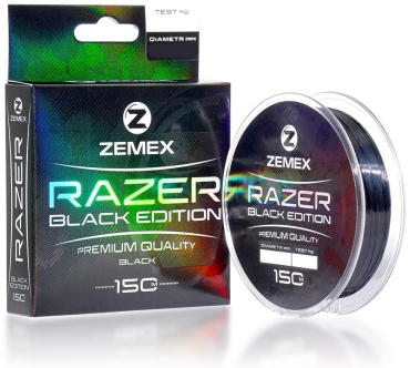 Леска ZEMEX монофильная RAZERBE203 0.203 мм черный
