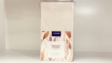 Простыня LUX HOME 90x200, хлопок, трикотаж
