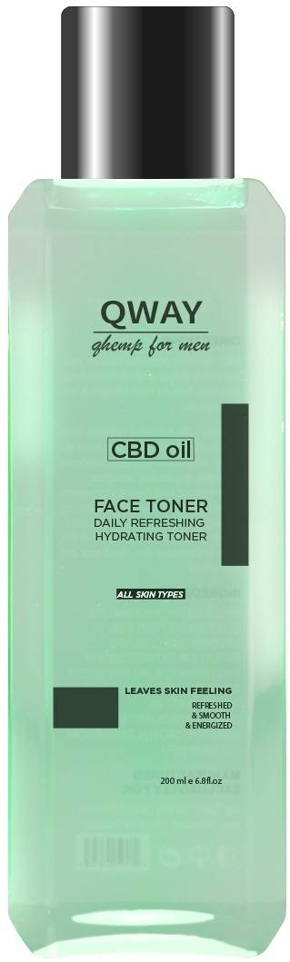 QWay тонер Qhemp For Men Cbd Face Toner 200 мл