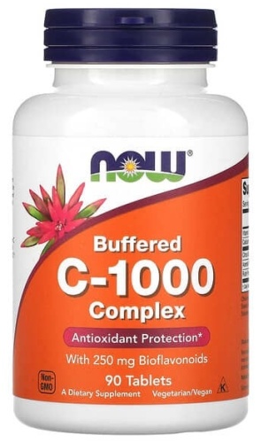 NOW Буферизованный комплекс C-1000 таблетки 90 шт