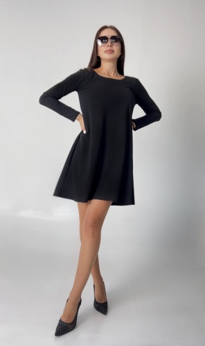 Повседневное платье LALINA FASHION BRAND черный