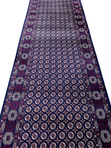 Ковровая дорожка Valentis короткий ворс, хлопок, шелк, 80 см x 5 м