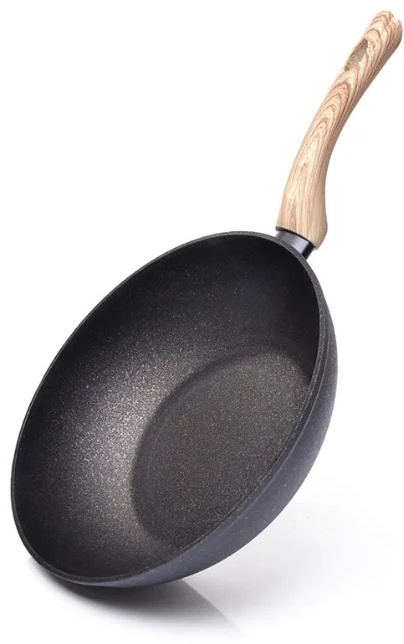 Купить Сковорода вок Fissman Black Cosmic 28 см, алюминий в кредит в ...