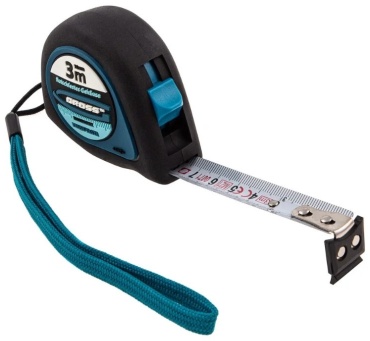 Gross рулетка бытовая Ergonomisch 31101, 3 м х 16 мм