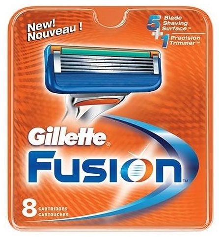 Gillette Fusion сменные кассеты 8 шт
