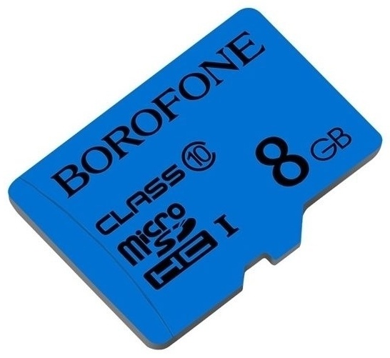 Карта памяти Borofone Flash Micro SD 8GB
