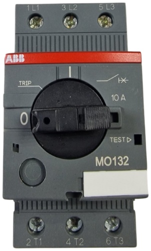 ABB автоматический выключатель 3P 1.6 A, 10 A, 12.5 кА, 380 В