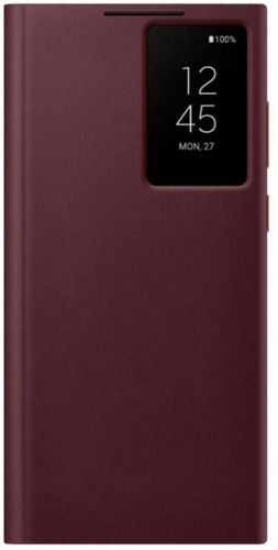 Чехол для Samsung Galaxy S22 Ultra бордовый