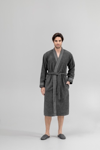 Махровый халат Togas серый
