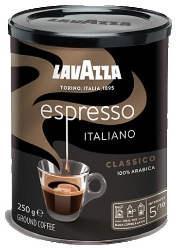 Кофе Lavazza Café Espresso в банке молотый 250 г