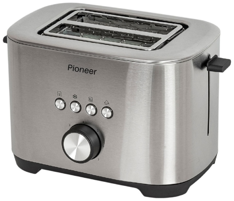 Тостер Pioneer TS152 серебристый
