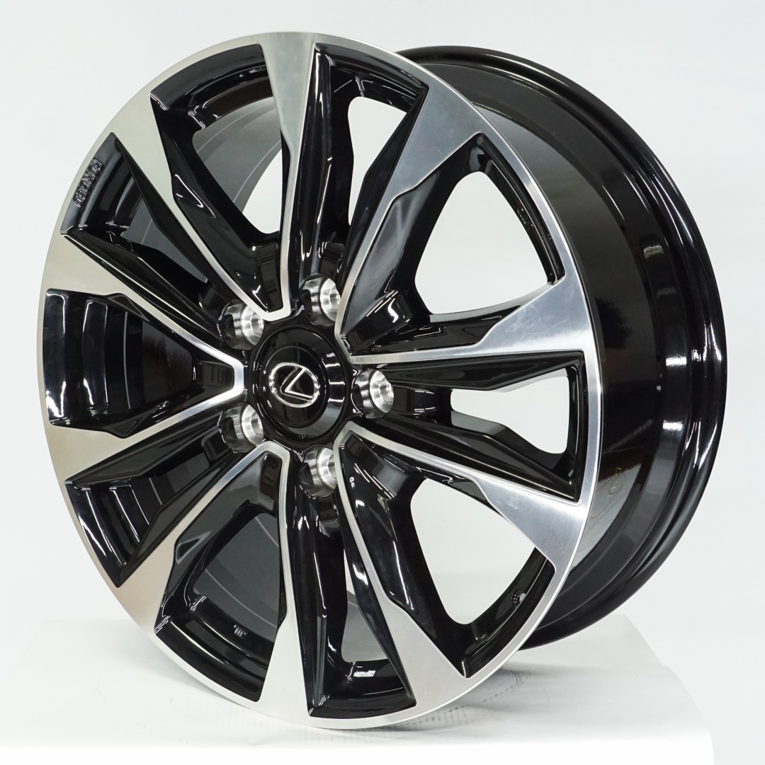 Toyota 722 8.5x21/5x150 D110.1 ET54 черный, серебристый