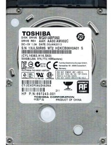 Toshiba MQ01ABF050 500Gb